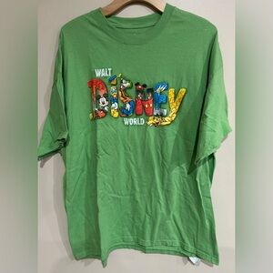 Vintage Walt Disney World Men’s Tshirt Size 2XL Logo Mickey Donald Goofy Pluto